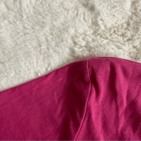 NWT Urban Outfitters UO size M pink y2k ed hardy style cropped long sleeve - Picture 8 of 11